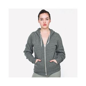 💯 Auth American Apparel Flex Fleece Zip Hoodie